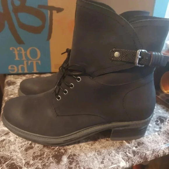 OTBT | Black Gallivant Leather  Boot - NIB - Picture 8 of 12